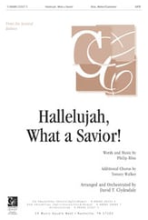 Hallelujah What a Savior SATB choral sheet music cover